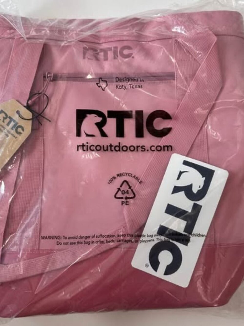 Rtic Everyday Insulated Slim Tote Cooler - Dusty Rose - Brand New
